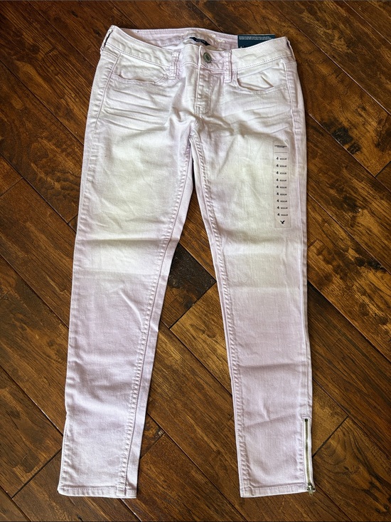 American Eagle Outfitters Denim - American Eagle Outfitters Light Lavender Skinny Jeans Size 4, NWT